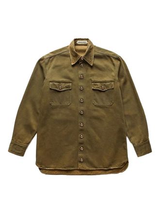 Namacheko Hank Green denim overhemd - Groen