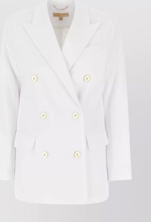 Michael Kors peak lapels structured blazer