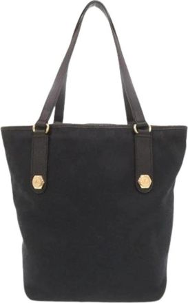 Gucci Pre-owned Tote bag - Dames - Vintage Shopper - Zwart - ONE Size - Leer - Vintage