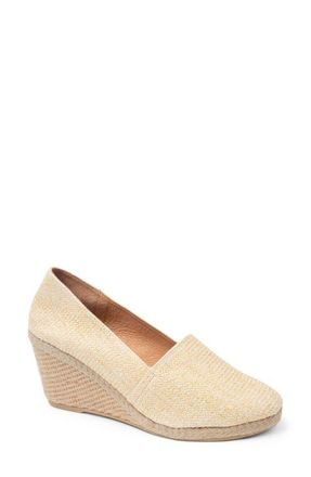 Patricia Green Mallorca Square Toe Espadrille in Beige Raffia at Nordstrom, Size 10
