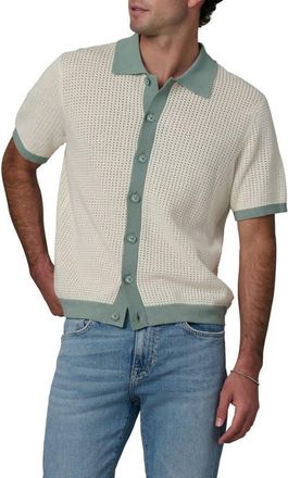 Joe's Crochet Cabana Cardigan in Egret at Nordstrom, Size Xx-Large