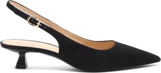 Stuart Weitzman Skulpt Slingback 35 - Dames - Pumps - Zwart - 39 EU - Schoenen