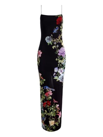Alice & Olivia Fifi Printed Long Dress