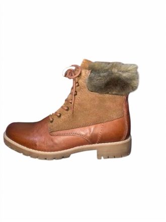 Eric Michael Womens Utah Booties In Cognac
