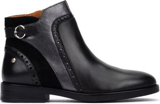 Pikolinos Puertollano Enkelboot - Dames - Enkellaarsjes - Zwart - 37 EU - Leer - Schoenen