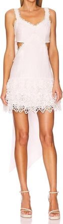 LoveShackFancy Anjanue Bow Dress In True White