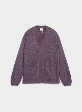 Twik Womens Open rib-knit Cardigan Sweater