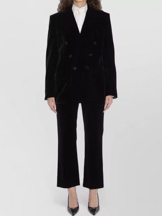 Saint Laurent cassandre tailored velvet jacket