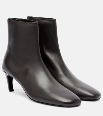 Toteme Leather ankle boots