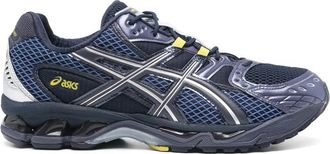 Asics Paars Blauwe Veterschoenen met Gel Technologie - Heren - Sneakers - Blauw - 44 1/2 EU - Schoenen