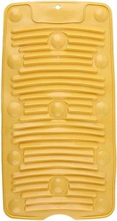 No Brand Tabla De Lavar Port&aacute;til Antideslizante De Silicona Para El Hogar, Peque&ntilde;a Tabla De Lavar Universal Para La Lavander&iacute;a (amarilla)