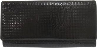 Cartier Pre-owned Wallets, female, Black, Size: ONE SIZE Pre-owned The Happy Birthday Long Wallet