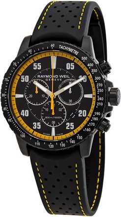 Raymond Weil Tango 300 Chronograph Quartz Black Dial Mens Watch 8570-BKR-05275