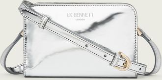 L.k. Bennett Womens Mini Mari Shoulder Bag, Silver - One Size