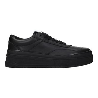 Jil Sander Leren Platform Sneakers - Dames - Schoenen - Zwart - Maat: 36 EU Leer
