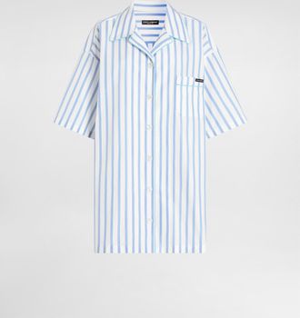 Dolce & Gabbana Striped Poplin Shirt - Woman Shirts And Tops Multicolor 38