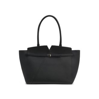 BOSS REVERS tote bag in leather with belt detail