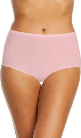 Chantelle Soft Stretch High Waist Briefs in Waterlily Pink-5K at Nordstrom