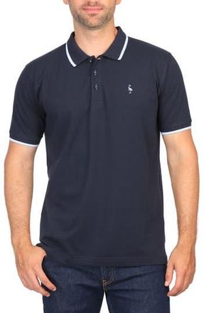 Tailorbyrd Micro Tipped Piqué Polo in Navy at Nordstrom Rack, Size Xx-Large