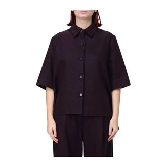 Liviana Conti Dames, Blouses & Shirts, Paars, Maat: M