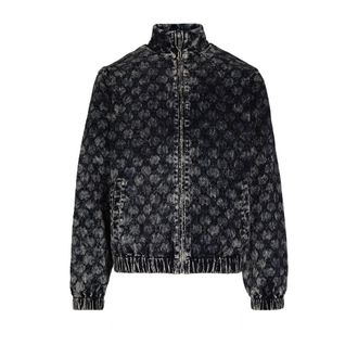 Daily Paper Clothing Heren, Jassen, Blauw, Maat: L Velours