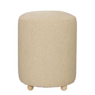 MiCa Decorations Taburete yves beige h38xb31xl31cm
