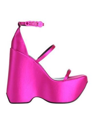 サンダル・ミュール VERSACE Women Sandals 1007717DRA67 1PK4V Pink VERSACE Sandals Crystals Pink Sandal Thongs Slides Heel