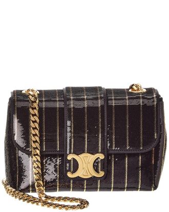 Celine Celine Victoire Mini Leather Shoulder Bag