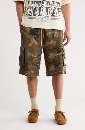 Diet Starts Monday Camo Cargo Shorts in Green Camo at Nordstrom, Size Medium