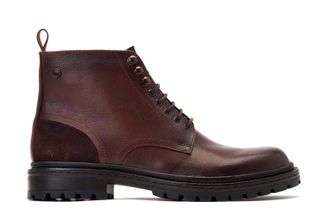 Base London Dettori Mens Work Boots - Brown - Size UK 6