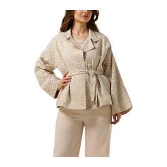 Ruby Tuesday Dames, Mantels, Beige, Maat: M Leer