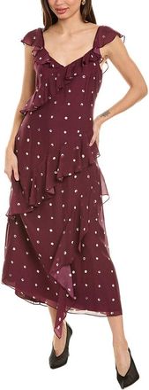 Jason Wu Paint Dot Silk Maxi Dress