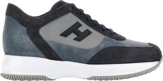 Hogan Interactive Allacciato H3D Sneakers in Blue