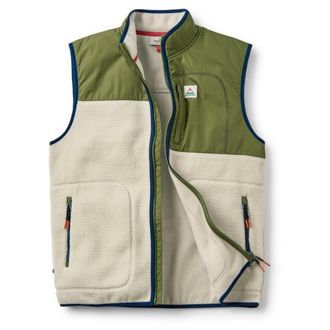 Passenger Offgrid Recycled Sherpa Fleece Vest Fleecegilet f&uuml;r Herren | beige
