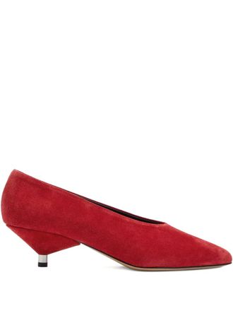 Isabel Marant Ebisa pumps - women - Calf Leather/Suede/Calf Leather - 36 - Red