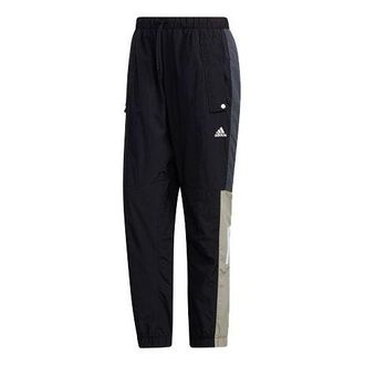 adidas M Mhs Wov Pnt Lacing Casual Sports Long Pants Black GE0393
