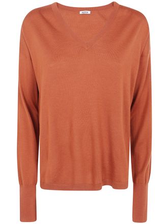 Aspesi Sweater Long Sleeve V Neck