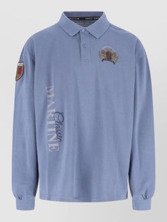 Martine Rose short sleeve shirt polo collar ribbed cuffs