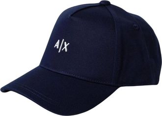 A|X Armani Exchange Heren, Accessoires, Blauw, Maat: ONE Size Katoen