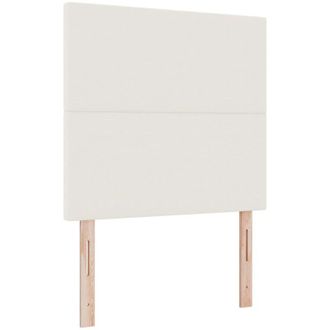 vidaXL Headboard Plain Design Cream 90 cm Corduroy Fabric vidaXL