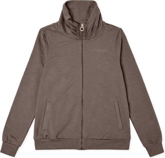Freddy Felpa Regular con Zip e Collo Alto Arricciato Donna