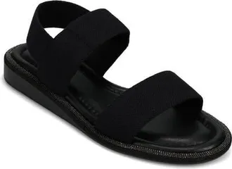 Vaneli Bordy Slingback Wedge Sandal in Black at Nordstrom, Size 6.5