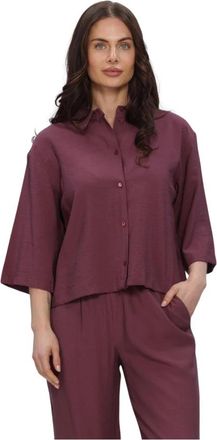 Modstr&ouml;m Nickimd Shirt - Dames - Overhemden - Rood - XS - Overhemden