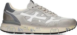 Premiata Mick 0.1 Sneaker - Heren - Sneakers - Grijs - 41 EU - Leer - Schoenen