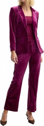 Nine West Peak Lapel Blazer In Australian Orchid