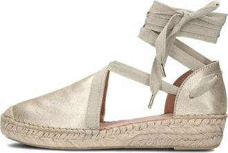 Fred De La Bretoniere Romi Luz Espadrilles in Goud - Dames - Espadrilles - Geel - 38 EU - Schoenen