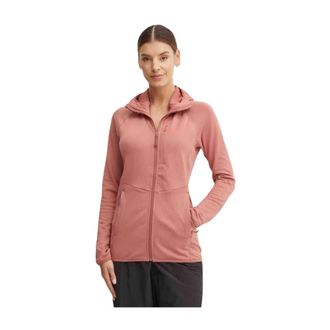 Jack Wolfskin Kolbenberg Hooded Fz - Dames - Sport - Oranje - Maat: XS Wol