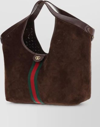 Gucci giglio large leather tote bag