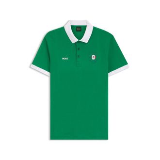 BOSS Paddy polo shirt with country flag