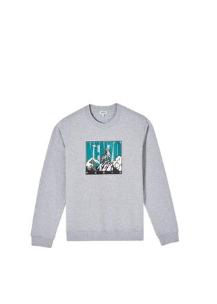 Kenzo Tiger Mountain Grey Sweatshirt Size S
